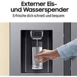 Samsung RS90F65EDF Side-by-Side (621, 1780 mm hoch, Schwarz)