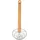 KitchenCraft World of Flavours Chinesische Schaumkelle als Schöpflöffel mit Bambusholzgriff - 33cm lang - Rostfreier Edelstahl - Suppenkelle - Drahtgeflecht