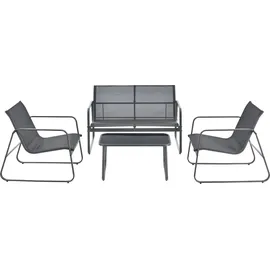 casa.pro Gartenlounge, Anzi 4-tlg. Grau