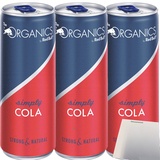 Red Bull Organics Simply Cola Strong & Natural BIO Getränk DPG 3x0,25 Liter Dose