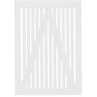 Plus Zauntor Sendai (100 x 140 cm, Weiß RAL 9010, Holz)