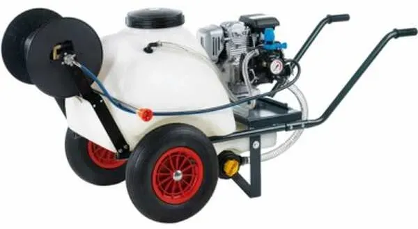 Kit Motorsprühpumpe Comet MC 25  Honda Motor GP 160 mit Wagen und 80 l Tank