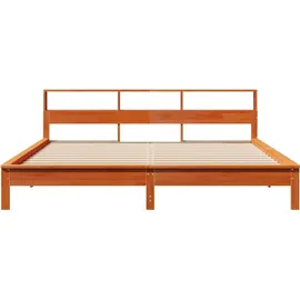 vidaXL Massivholzbett 180 x 200 cm Braun