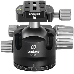 Leofoto Stativ-Kugelkopf LH-55 + Schnellwechselplatte QP-70N