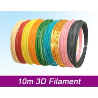 TPFNet 3D-Drucker-Stift PLA-Filament für 3D Drucker Stift - 3D-Malerei - Kinderspielzeug, DIY-Geschenk für Kinder - Farb PLA Filament Rot - 10m rot