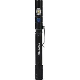 tecwerk LED-Stiftleuchte Li-ion 90m blau/schwarz
