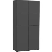 MÖBELPARTNER Spind Locked 90,8 x 40,7 x 185,2 cm Grau