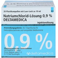 NATRIUMCHLORID-Lösung 0,9% Deltamedica Luer-Lo Pl. 20X10 ml