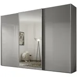 STAUD Schwebetürenschrank Sonate Rom mit Spiegel 280 x 222 x 68 cm Grau