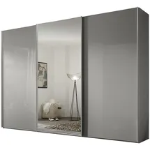 STAUD Schwebetürenschrank Sonate Rom mit Spiegel 280 x 222 x 68 cm Grau