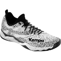 Kempa Herren Wing Lite 2.0 Handball-Schuhe, weiß/schwarz, 40.5 EU
