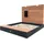 Axi Holzsandkasten Mandy XXL mit Sitzbank, Stauraum, Deckel & Kreidetafel Anthrazit/Braun