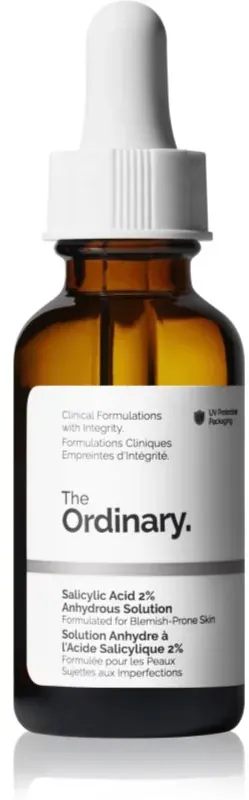 The Ordinary Salicylic Acid 2% Anhydrous Solution Gesichtsserum für einen gleichmäßigen Teint 30 ml