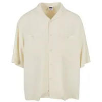 URBAN CLASSICS Oversized Resort Shirt - Weiß - 3XL