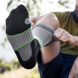Bauerfeind Sports Herren Outdoor Performance Compression Socks L grau