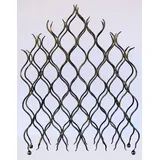 DanDiBo Ambiente DanDiBo Weinregal "Grand Feu" Metall Schmiedeeisen für 40 Flaschen Flaschenhalter 95 cm