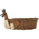 Bloomingville Marsha dekorativer Flechtkorb 27 x 38 x 18 cm braun