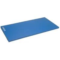 Sport-Thieme Turnmatte Spezial, 200x100x6 cm, Turnmattenstoff Blau, Mit Klettecken