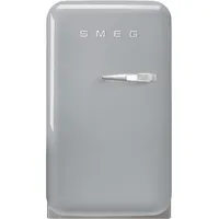 SMEG FAB5LSV5 Retro Design Minibar Standkühlschrank Linksanschlag Silber