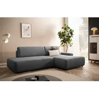 Home Affaire Eckcouch Cord 2-Sitzer Grau