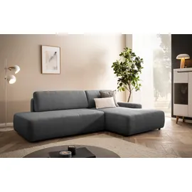 Home Affaire Eckcouch Cord 2-Sitzer Grau