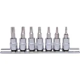 KS Tools 1/4" CHROMEplus Bit-Stecknuss-Satz Torx, 7-tlg.