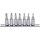 KS Tools 1/4" CHROMEplus Bit-Stecknuss-Satz Torx, 7-tlg.