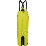 KILLTEC Jungen Funktionshose/Skihose mit abzippbarem Latz, Schneefang und Kantenschutz KSW 79 BYS SKI PNTS, Lime, 152,