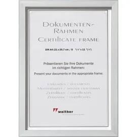 walther + design Bilderrahmen Construction Silber 21x29,7 cm 3er Set
