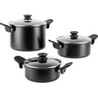 Ninja Topf-Set 4-tlg. 3 x Kochtopf + Stielkasserolle