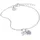 Tom Tailor Herzen Armband blau/silber 2101372 Größe 16 cm