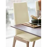 Stressless® Polsterstuhl Laurel, High Back, Größe L, mit abgerundeten Beinen in Eiche gekalkt beige