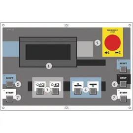 Metallkraft Halbautomatische Schwenkrahmen-Metallbandsäge BMBS 460 x 600 HA-DG