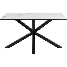 Actona Heaven 135 x 75,5 x 80 cm schwarz/weiß