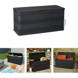 The Living Store Gartenbox Schwarz 117×45×56 Cm -  Gartenboxen
