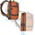 Normani Erweiterbarer Handgepäck-Rucksack 20 l Orange