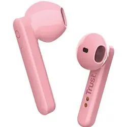 Trust Primo Touch Bluetooth 5.0 Wireless-Kopfhörer - Touch Control - Autonomie bis zu 10h - Reichweite 10m - Ladeetui - Pink....
