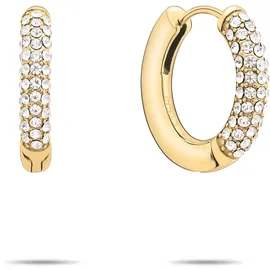 TAMARIS Creolen Glitter Donut Edelstahl 21,6mm