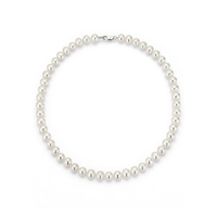 Firetti Perlenkette »Schmuck Geschenk Halsschmuck Halskette Perle«, 43687622-55 silberfarben-weiß