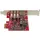 Startech StarTech.com 3 Port PCI Express USB 3.0 Karte mit Gigabit Ethernet - GbE