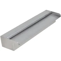 vidaXL Wasserfall Rechteckig Edelstahl 45 cm