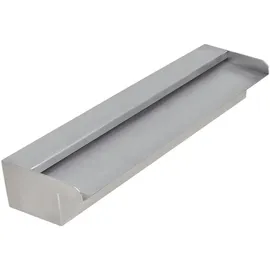 vidaXL Wasserfall Rechteckig Edelstahl 45 cm