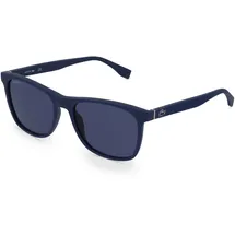 Lacoste L860S Unisex-Sonnenbrille Vollrand Quadratisch Kunststoff-Gestell, blau