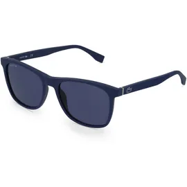 Lacoste L860S Unisex-Sonnenbrille Vollrand Quadratisch Kunststoff-Gestell, blau