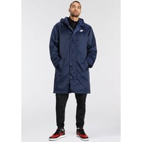 Nike Outdoorjacke NIKE SPORTSWEAR "CLUB MEN'S STADIUM PARKA" Gr. M, blau (midnight navy/white) Herren Jacken