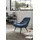 SalesFever Relaxsessel Toulon Samt 76 x 85 x 85,6 cm Blau