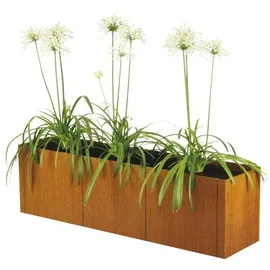 Bellissa Hochbeet panello Corten 116 x 44 x 50 cm edelrost