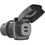 ScanStrut Flip Pro Max Doppelter Usb-c-ladeanschluss - Black - One Size