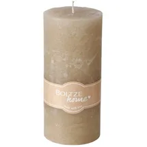 Boltze Casual Stumpenkerze 15 cm beige
