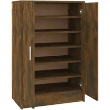 vidaXL Schuhschrank Räuchereiche 60 x 92 x 35 cm Holzwerkstoff
